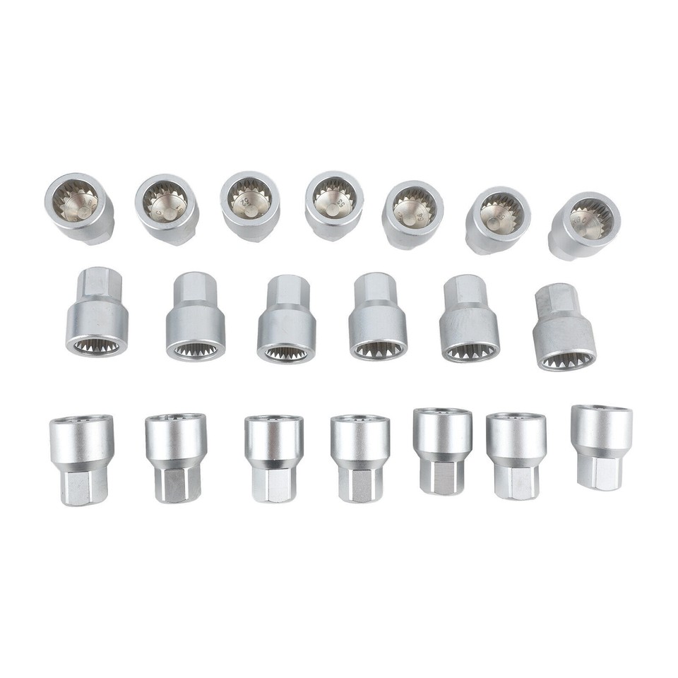 20pc Wheel Master Locking Wheel Nut Key Socket Set For Porsche | eBay