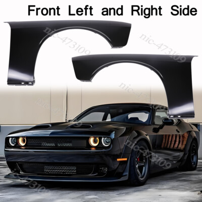 Front Driver Left&Passengerr Side Fender Fit 2008-22 Dodge Challenger CH1241285
