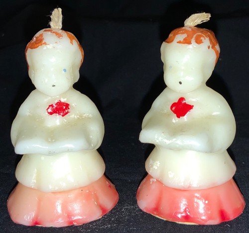VINTAGE LOT TAVERN CANDLES W/BOX - ANGELS & CHOIR BOYS - Picture 6 of 12