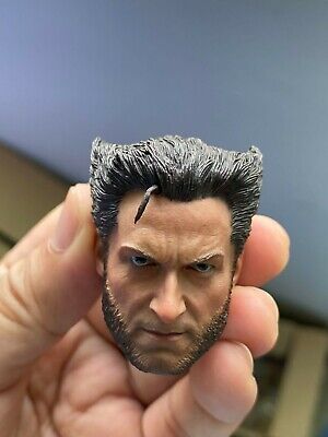 Hot 1/12 Scale X-Men The Older Wolverine Head Sculpt Unpainted Fit 6" ML Figure