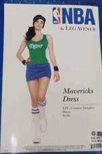 Dallas Mavericks NBA Basketball Sports Fancy Dress Halloween Sexy Adult Costume