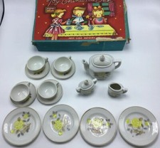 Vtg Toy China Tea Set Just Like Mothers 17/p Japan