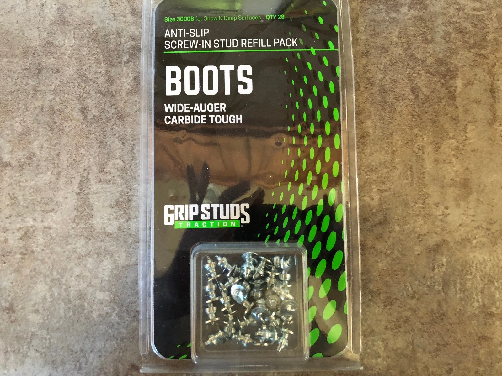 Gripstuds Wader Fishing Grip Studs #3000B 28 pack- Traction for foot wear Boots
Opens in a new windo