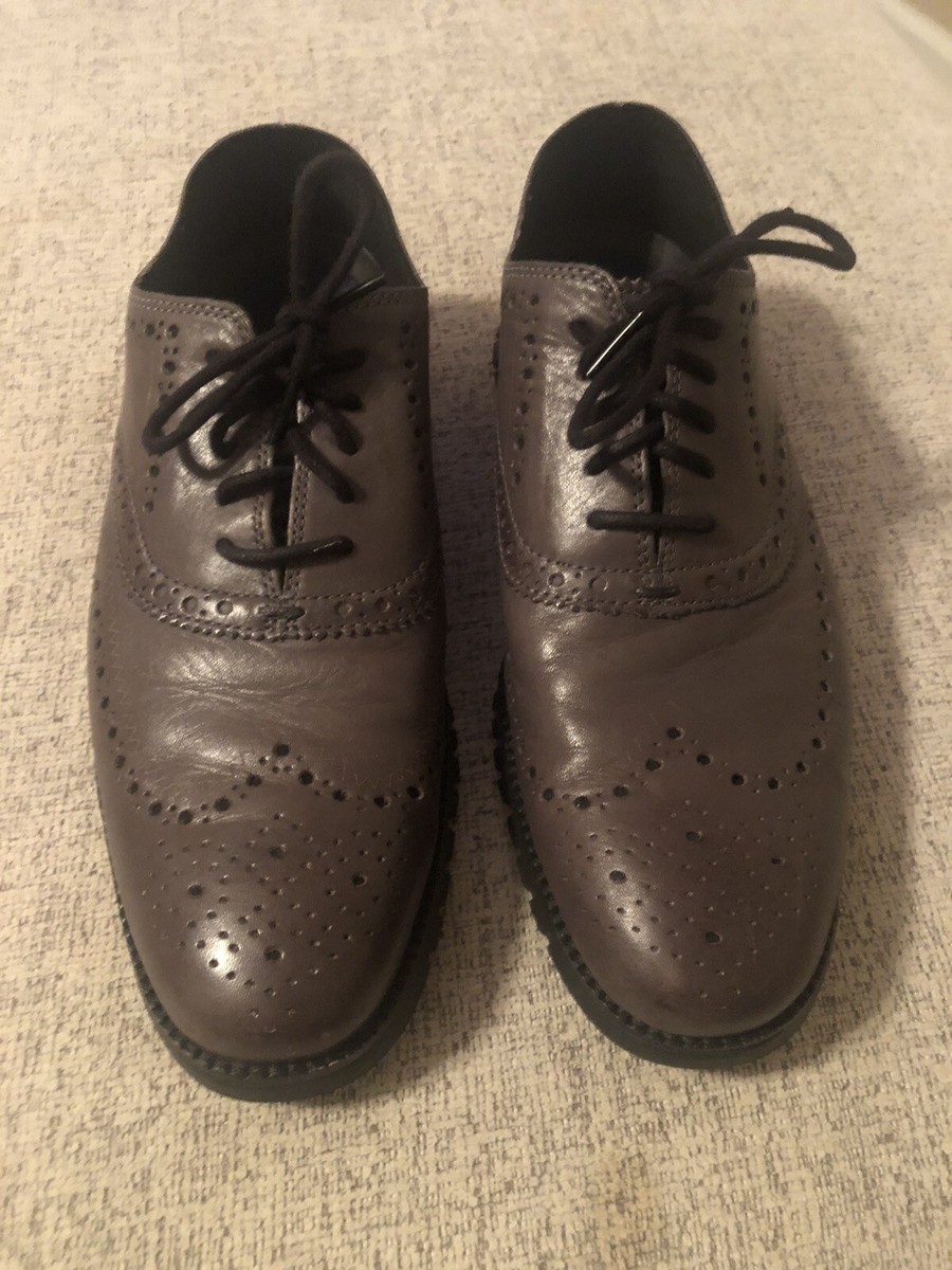 Cole Haan ZeroGrand Wingtip Oxford Burnished Pavement Men 