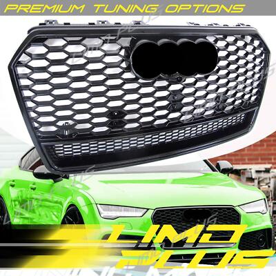 US Stock🔥 For Audi A7 S7 C7.5 RS7 Style 2016-2018 Front Honeycomb