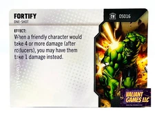 Marvel Heroclix Fortify #OS016 One Shot Card Collector's Trove Set