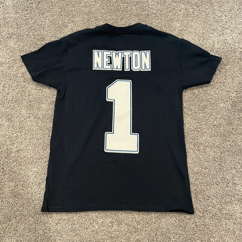 Carolina Panthers NFL SUPER BOWL CAMISETA NEWTON #1 Fútbol Majestuoso Para Hombre Talla S Foto 2 de 4