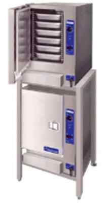 Cleveland Range Double Stack 6 Pan Boilerless Convection Steamer Gas w/Stand