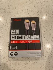 Rocketfish 4ft Ultra HD 4K x 2K 1080p HDMI High Speed Ethernet Cable NIB