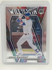 Kris Bryant 2021 Mosaic Baseball - Will To Win #WTW3 - Chicago Cubs