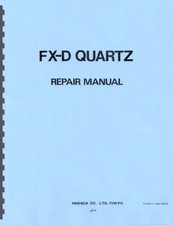 Yashica FX-D Quartz Service  Repair Manual Reprint