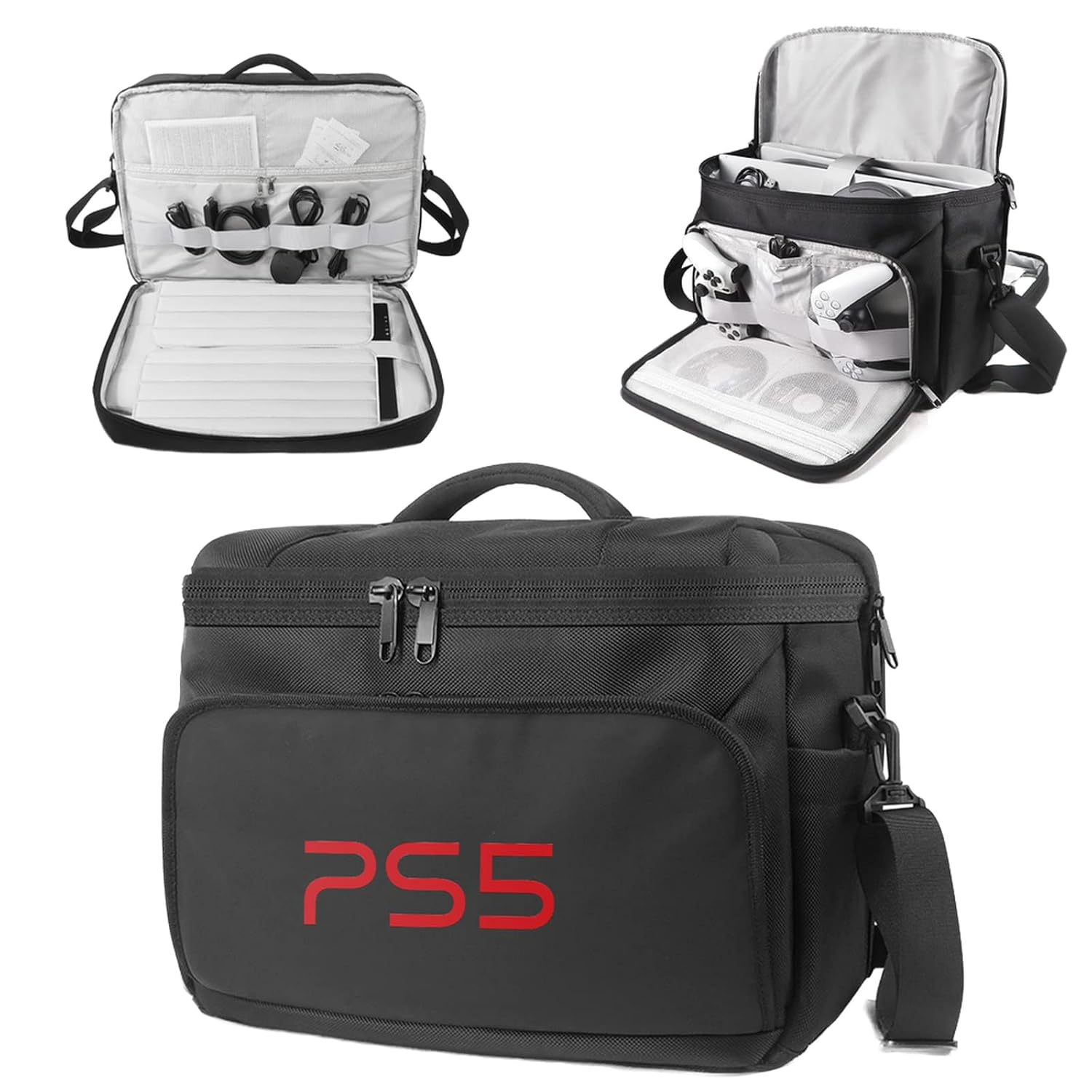 Ps5 Bag Ps5 Carrying Case Storage Case Bag for Play-Station 5 Slim Controller Co-image