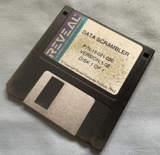 DATA SCRAMBLER - 1995 IBM PC Computer Reveal Software 3.5" Disk - UNTESTED
