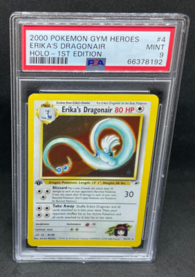 Pokemon 1st Edition Gym Heroes Erika's Dragonair 4/132 Holo Foil