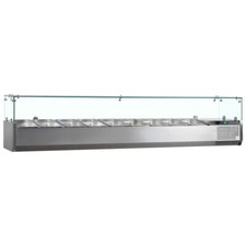 TOPPING COUNTER REFRIGERATED COLD DISPLAY FRIDGE 2000mm £479+VAT & FREE DELIVERY