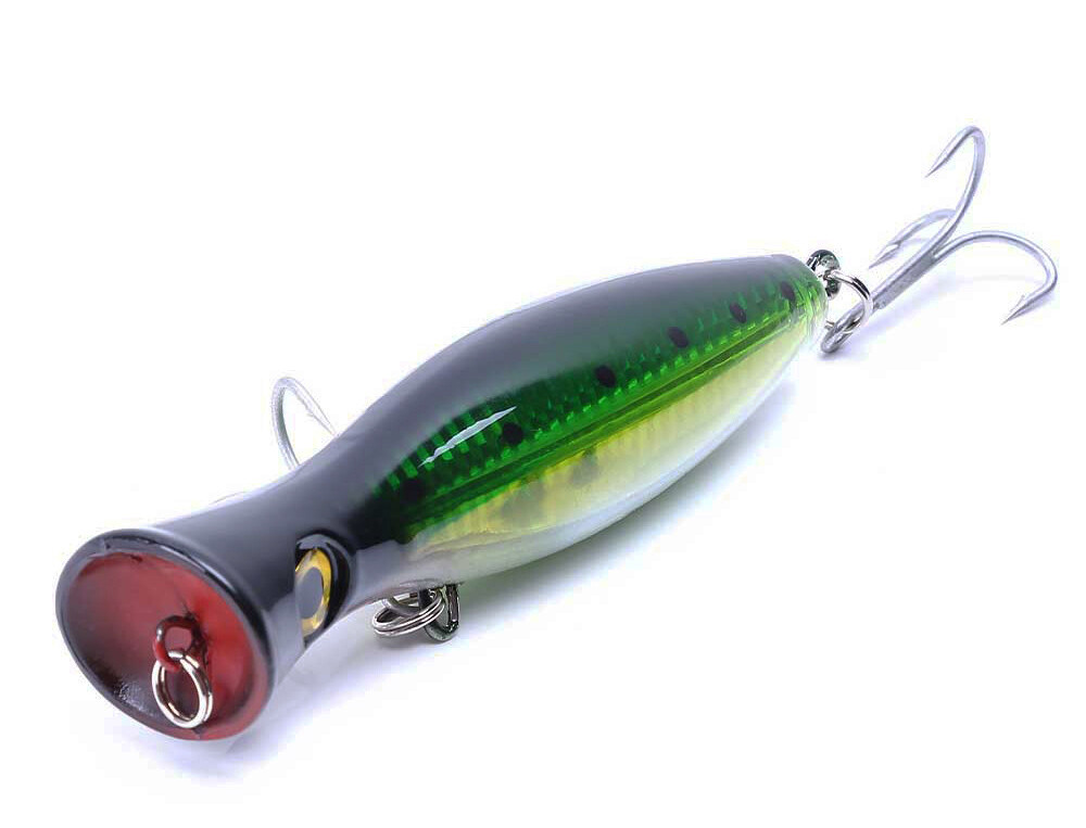 Lot of 3 Big Large Top Water Poppers Saltwater Offshore Fishing Lure