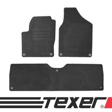 Fussmatten für Seat Alhambra I 5-Sitzer Bj. 1996-2010 Anthrazit / Graphit Textil