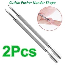 Cuticle Pusher Remover Nail Cleaner Manicure Pedicure Stainless Steel Tool Set