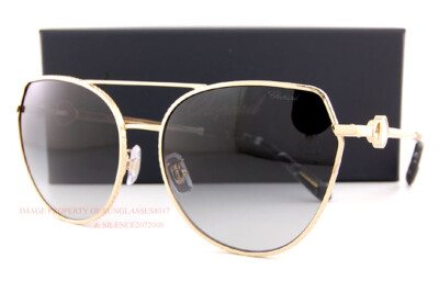 Brand New Chopard Sunglasses SCH C87S 0300 Gold/Gray Gradient For Women