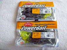 (LOT OF 2)-BERKLEY POWERBAIT POWER LIZARDS 6" PBBPL6-WCH WATERMELON/CHART 10-PK.