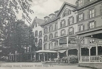 DELAWARE WATER GAP DWG PA Kittatinny Hotel Divided Back Era Postcard  1907-1915 