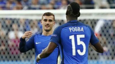 Nike Dri-Fit France National Team Euro 2016 #15 Paul Pogba Jersey