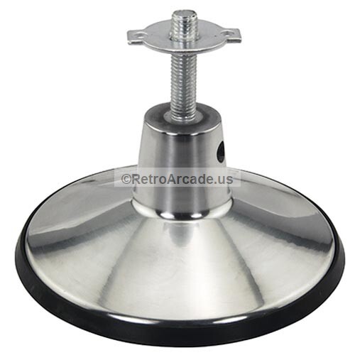 Billiard Pool Table Leg Levelers Set of 4 with 6 Inch base and rubber