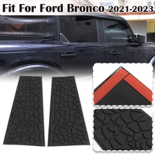 2X Car Pillar Posts Door Window Trim Stickers Cover Accessories For Ford Bronco