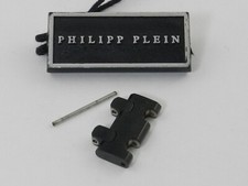 Philipp Plein Women's Plein Extreme Black Ion Plate  Band Link Replacement 18mm