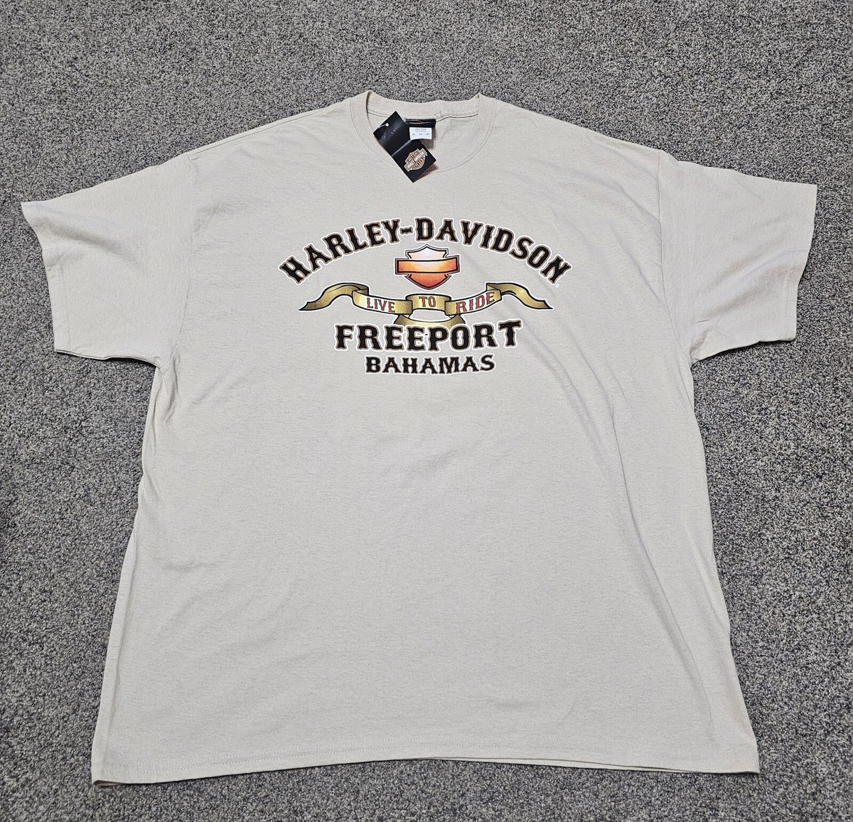 Mens Harley Davidson T-shirt 2xl Freeport Bahamas | eBay