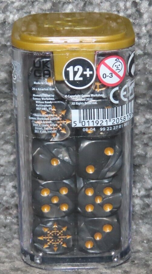 Games Workshop Warhammer The Old World Warriors of Chaos Dice Set