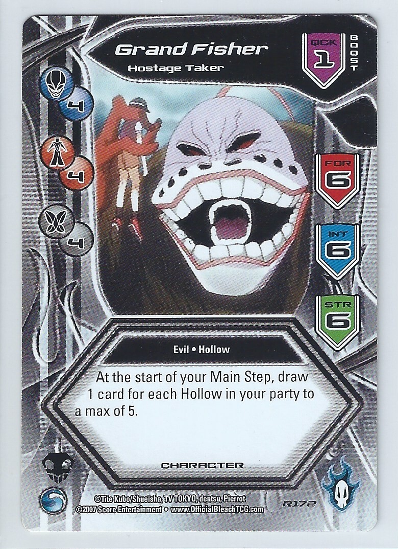 Grand Fisher - Shonen Jump Bleach TCG 2007 Rare Card R172 | eBay