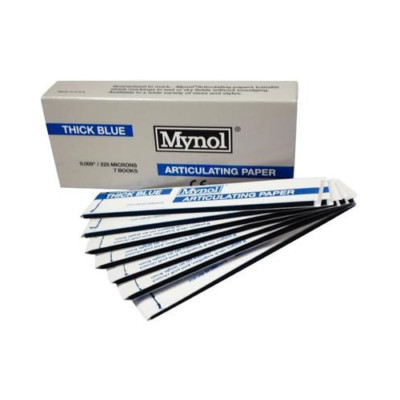Ada Products 11008 Mynol Articulating Paper Booklets Thick Blue 7 x 10/Pk