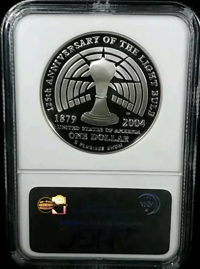 2004 THOMAS EDISON Silver Dollar NGC PF70💥FLAWLESS QUALITY💥 - Image 2 of 4