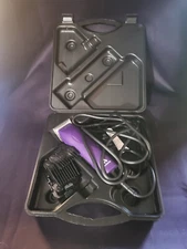 Andis Hair Clipper Set w/ 4 Guide Combs, Oil & Case – Purple Corded Trimmer Kit