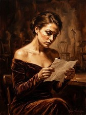 Mario Mendoza Ltd Ed. PRINT Signed Jazz Club Letter Canvas Print