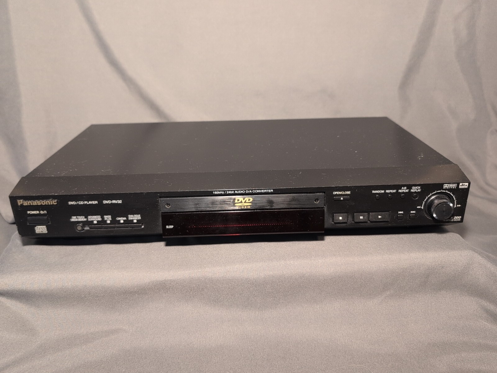 Panasonic DVD-RV32 DVD Player with High-Quality Playback