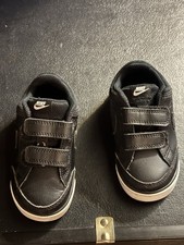Nike US Size 4C Capri 3 LTR TDV Black/White Toddler Sneakers Shoes 579949-014