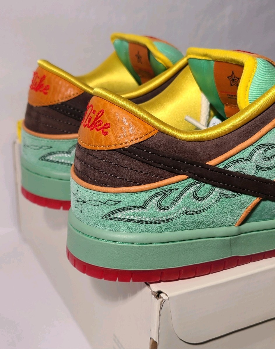 s*e様 27.5 Nike SB Dunk Low Pro \"Tourmali Nike SB Dunk Low Pro x Rodeo Tourmaline Cowboy | Mens 9 / UK 8