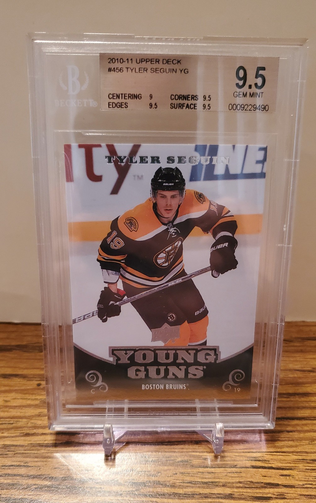 2010-11 Upper Deck Young Guns Tyler Seguin #456 BGS 9.5 Gem Mint🔥🔥 + extra