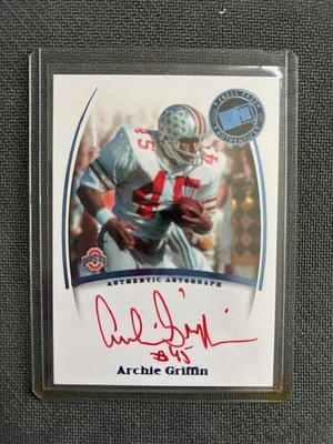 2007 Press Pass Legends ARCHIE GRIFFIN Red Ink Auto Autograph Ohio State