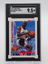 MICHAEL JORDAN 1992-93 SKYBOX NBA HOOPS ALL-STAR #298 BULLS SGC 9.5 Q7174