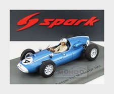 1:43 SPARK Cooper F1 T51 #14 Monaco Gp 1960 R.Salvadori Light Blue Met S8048 MMC