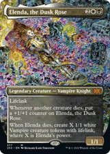 [1x] Elenda, the Dusk Rose - Borderless Near Mint, English Double Masters 2022 E