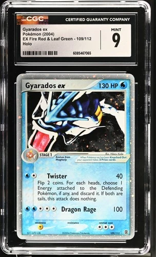 CGC 9 MINT Gyarados ex 2004 EX Fire Red & Leaf Green 109/112 Holo Pokemon Card