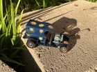 PADDY WAGON, Original Hot wheels Redline! Blue, Black Interior. US
