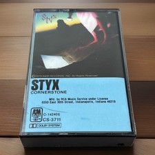 Styx Cornerstone Cassette Tape 1979 A m Records Rca Music Service C-142406