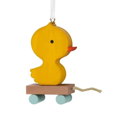 Hallmark Duck Pull Toy Ornament