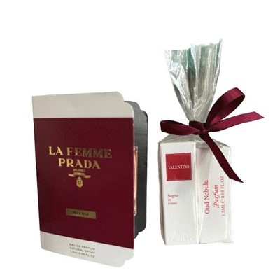 Prada La Femme Intense + Valentino Sogno in Rosso + The Harmonist Oud Nebula Set
