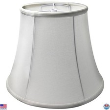 Stylish White Lamp Shades - 8" Top x 13" Bottom x 10" High for Floor/Table Lamps
